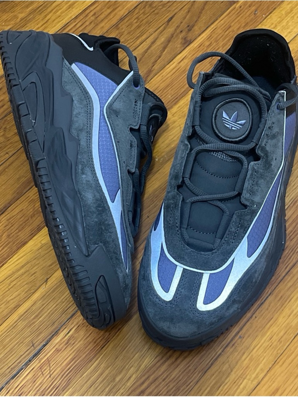 Size 8- Adidas Niteball Carbon Orbit Violet